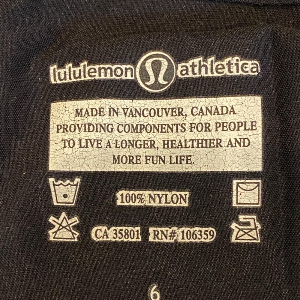 VINTAGE lululemon wide leg capri pants - Picture 5 of 5